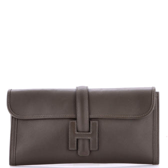 Hermes Jige Elan Clutch Evercolor 29