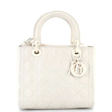 Christian Dior Ultra Matte Lady Dior Bag Cannage Quilt Calfskin Medium