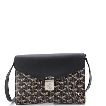 Goyard Chypre Wallet on Strap Coated Canvas with Leather