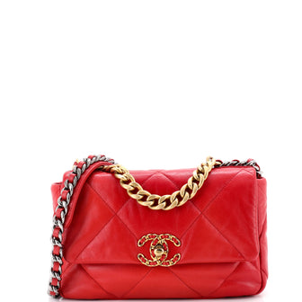 Chanel 19 Flap Bag Quilted Leather Medium