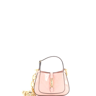Gucci Jackie 1961 Chain Hobo Patent Mini