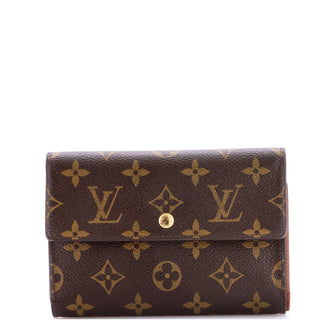 Louis Vuitton Porte Tresor Etui Papiers Wallet Monogram Canvas