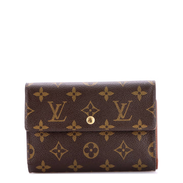 Louis Vuitton Porte Tresor Etui Papiers Wallet Monogram Canvas