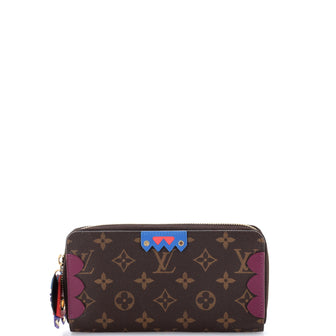 Louis Vuitton Zippy Wallet Limited Edition Totem Monogram Canvas