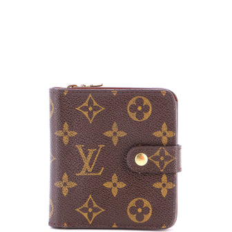 Louis Vuitton Compact Zippe Wallet Monogram Canvas