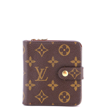 Louis Vuitton Compact Zippe Wallet Monogram Canvas