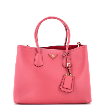 Prada Cuir Double Tote Saffiano Leather Medium