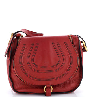 Chloe Marcie Zip Crossbody Bag Leather Medium