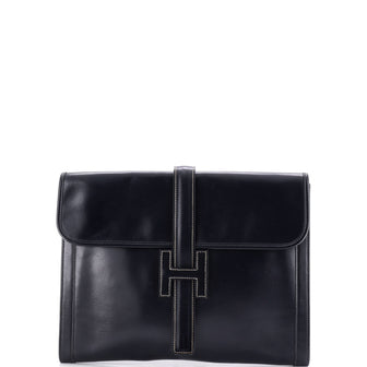 Hermes Jige Clutch Box Calf GM
