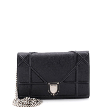 Christian Dior Diorama Wallet on Chain Leather