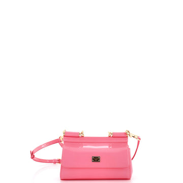 Dolce & Gabbana East West Miss Sicily Bag Patent Small