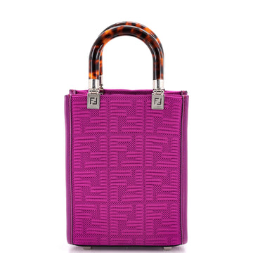 Fendi Sunshine Shopper Tote Zucca Technical Mesh Mini