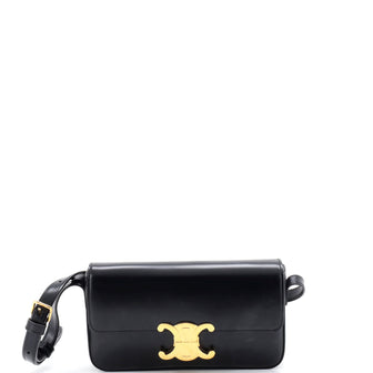 Celine Triomphe East-West Shoulder Bag Smooth Calfskin