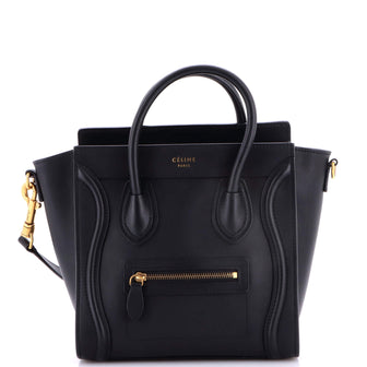 Celine Luggage Bag Smooth Leather Nano