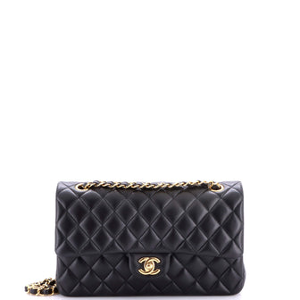 Chanel Classic Double Flap Bag Quilted Lambskin Medium