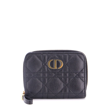 Christian Dior Caro Dahlia Wallet Cannage Calfskin
