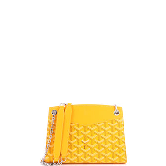 Goyard Structured Rouette Chain Shoulder Bag Coated Canvas Mini