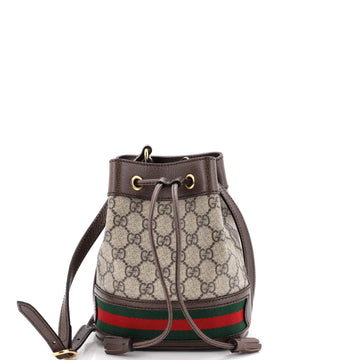 Gucci Ophidia Bucket Bag GG Coated Canvas Mini