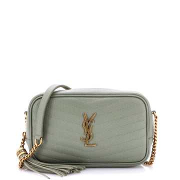 Saint Laurent LouLou Crossbody Bag Matelasse Chevron Leather Mini
