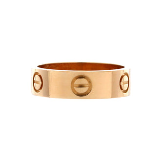 Cartier Love Band Ring 18K Yellow Gold