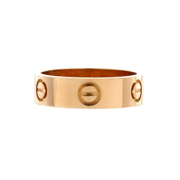 Cartier Love Band Ring 18K Yellow Gold