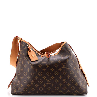 Louis Vuitton CarryAll Hobo Monogram Canvas MM