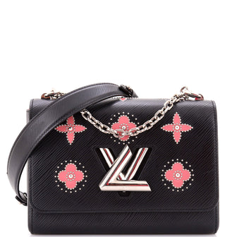 Louis Vuitton Twist Handbag Studded Epi Leather MM