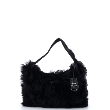 Prada Re-Edition 2000 Hobo Shearling Mini