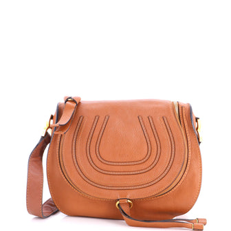 Chloe Marcie Zip Crossbody Bag Leather Medium