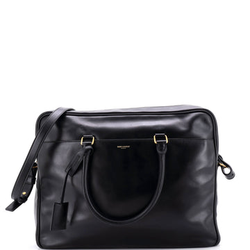 Saint Laurent Classic Duffle Briefcase Leather
