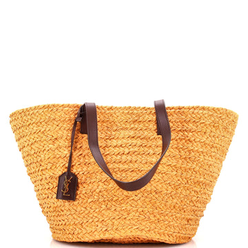 Saint Laurent Panier Basket Shopper Raffia Medium