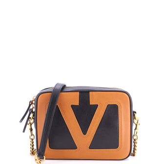 Valentino Garavani Viva Superstar Chain Crossbody Bag Leather Small