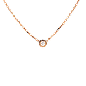 Cartier Cartier D'Amour Pendant Necklace 18K Rose Gold with Diamond XS
