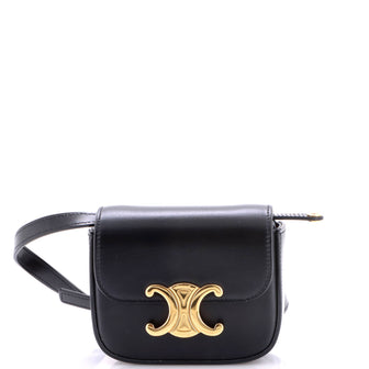 Celine Claude Shoulder Bag Leather Mini