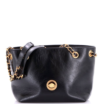 Versace Medusa Icon Chain Tote Leather Mini