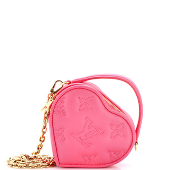 Louis Vuitton Pop My Heart Pouch Bag Bubblegram Leather