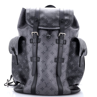 Louis Vuitton Christopher Backpack Reverse Monogram Eclipse Canvas MM