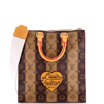 Louis Vuitton Nigo Sac Plat Cross Limited Edition Stripes Monogram Canvas