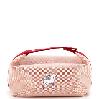 Hermes Bride-A-Brac Cabriole Travel Case Toile GM