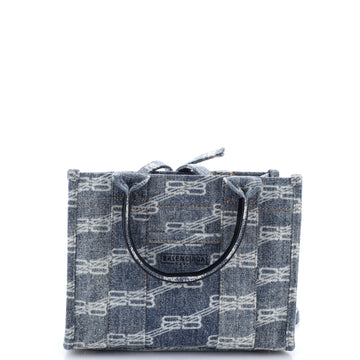 Balenciaga Hardware Tote BB Monogram Denim XS