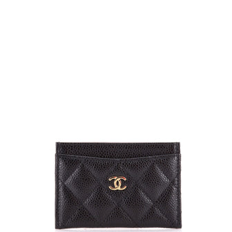 Chanel Classic Card Holder Quilted Caviar