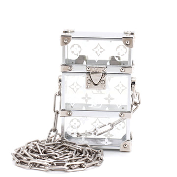 Louis Vuitton Trunk Box Pouch Monogram Plexiglass