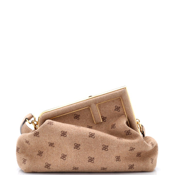 Fendi First Bag FF Karligraphy Flannel Medium