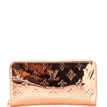 Louis Vuitton Zippy Wallet Monogram Mirror Coated Canvas