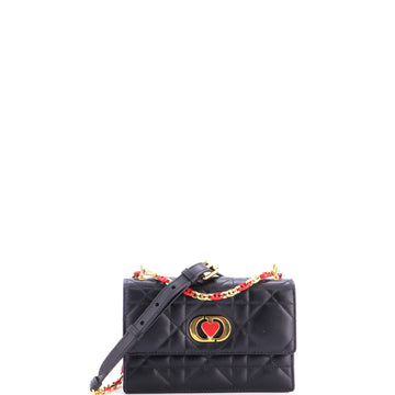 Christian Dior DiorAmour Miss Caro Flap Bag Cannage Quilt Calfskin Mini