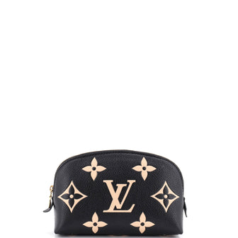 Louis Vuitton Cosmetic Pouch Bicolor Monogram Empreinte Giant