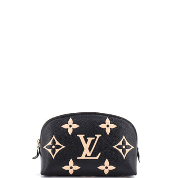 Louis Vuitton Cosmetic Pouch Bicolor Monogram Empreinte Giant