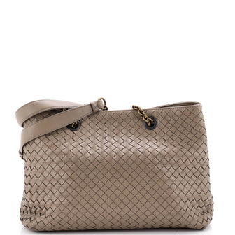 Bottega Veneta Double Chain Tote Intrecciato Nappa Medium