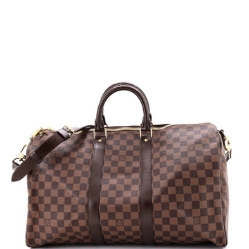 Louis Vuitton Keepall Bandouliere Bag Damier 45