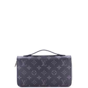 Louis Vuitton Zippy Wallet Monogram Eclipse Canvas XL